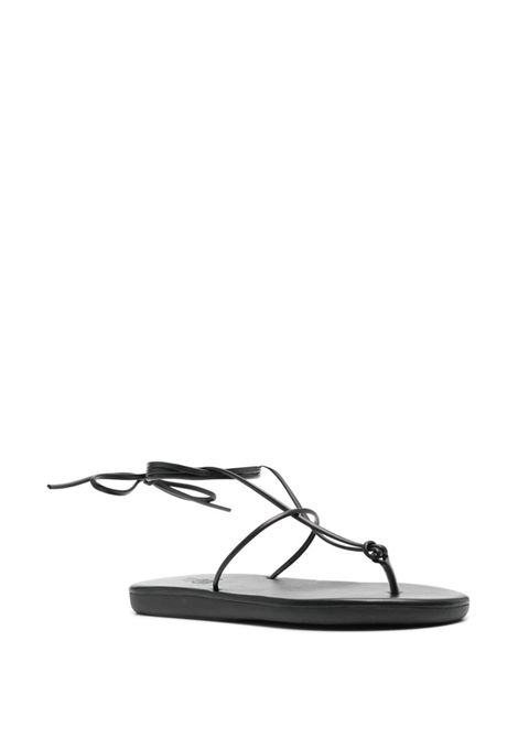 Sandali Chordi in nero - donna ANCIENT GREEK SANDALS | CHORDIFLIPFLOPBLK